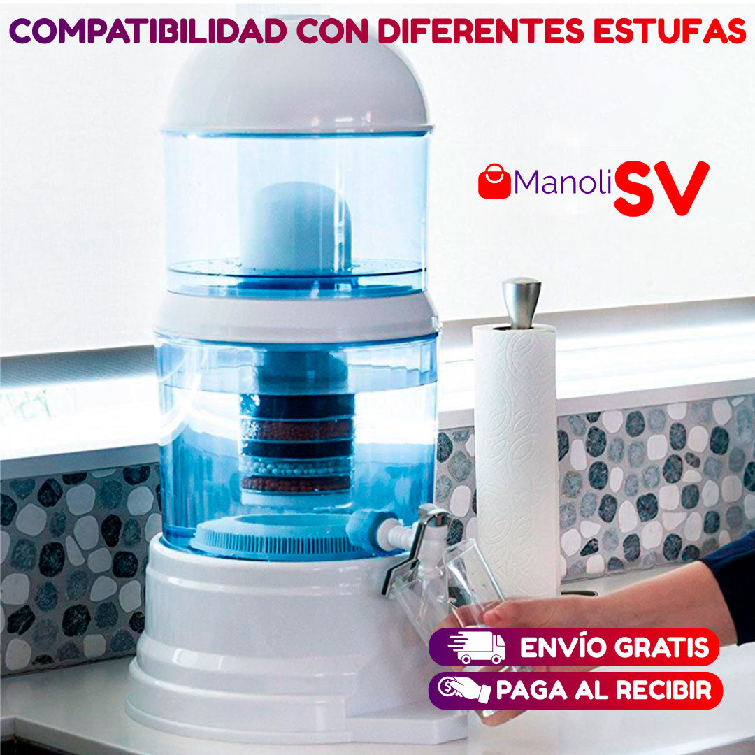 FILTRO PURIFICADOR DE AGUA BIOENERGETICO DE 14 LITROS