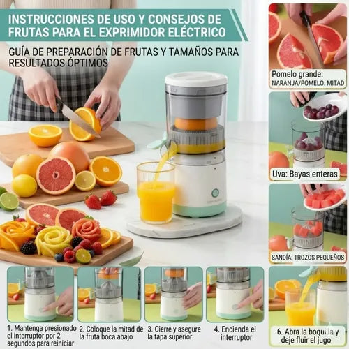 Exprimidor Citrus Portátil Recargable