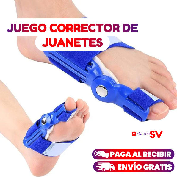 CORRECTOR ORTOPÉDICO DE JUANETES Y HUESO DE PIE