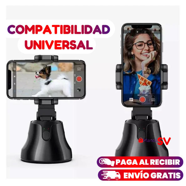 CAMARÓGRAFO CELULAR INTELIGENTE ROTACIÓN 360º AUTOMÁTICO