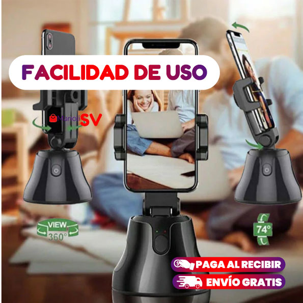 CAMARÓGRAFO CELULAR INTELIGENTE ROTACIÓN 360º AUTOMÁTICO