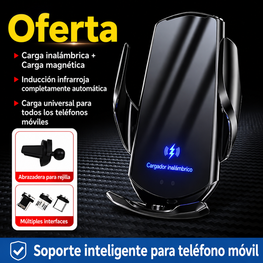 Soporte para Auto con Carga Rapida Inalámbrica