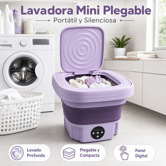 Mini Lavadora Plegable