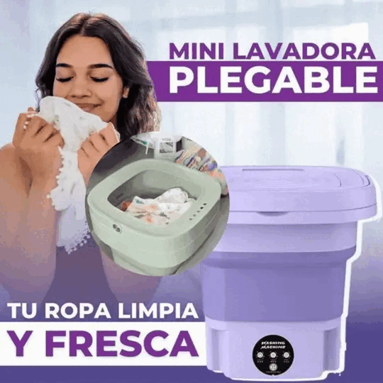 Mini Lavadora Plegable