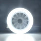 FOCO LED Y VENTILADOR 180° MULTIFUNCIONAL